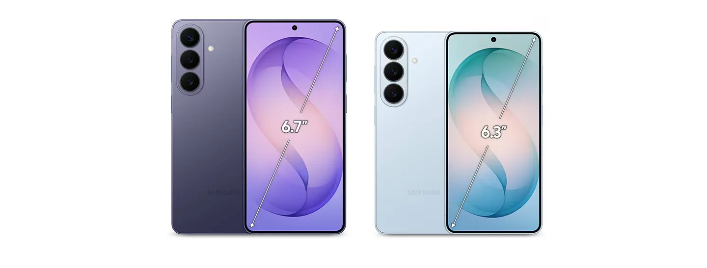 thiết kế và màn hình dòng galaxy s26 và s26 plus